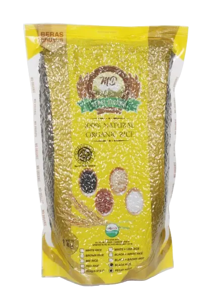 MD Organic Black Rice Pecah Kulit 1Kg