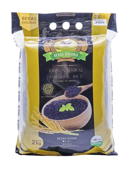 MD Organic Black Rice Kupas Kulit 2 kg