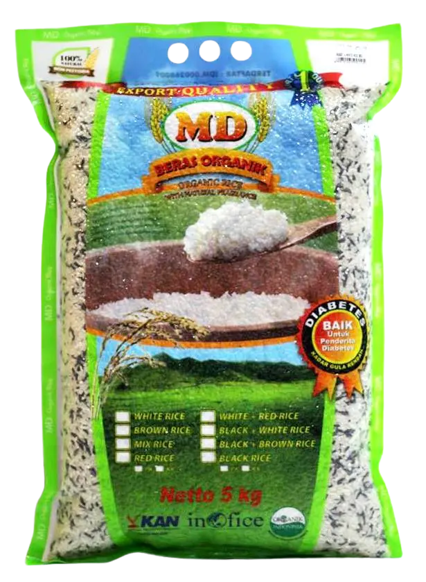 MD Organic Black + White Rice 5 kg