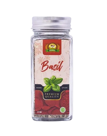 MD Organic Daun Basil Kering Alami 27 Gram
